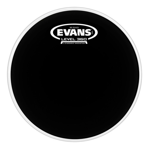 Evans Tt12mxb Parche P/tenor 12 PuLG Mx Black Tenor 2 Capas