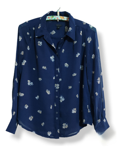 Camisa Ann Taylor Azul Talle M