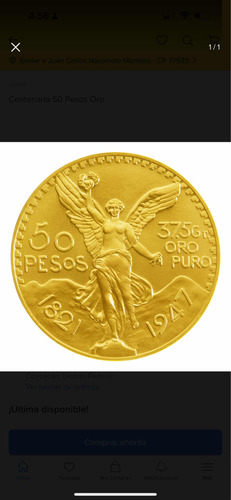 Centenario De Oro Moneda Para Coleccionar O Invertir