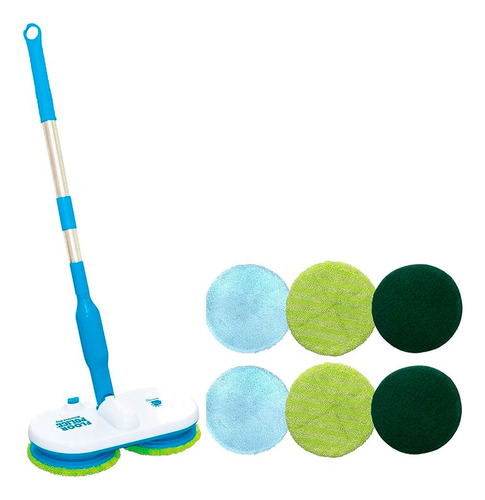 Trapeador Giratorio Recargable Spinning Mop 6 Almohadillas