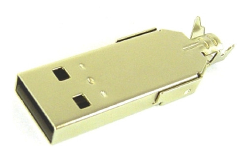 Conector Usb Macho Tipo A Para Cable X5 Unidades