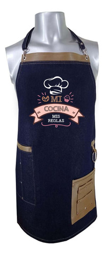  Pechera/delantal Mis Reglas Mis Cocina D1