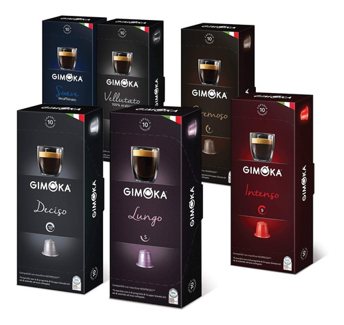 40 Cápsulas Nespresso Compat. Gimoka - 2 Packs Envío Gratis!