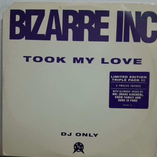 Bizarre Inc - Took My Love Vinil Single Triplo 3 X 12 