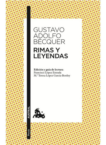 Libro Fisico Rimas Y Leyendas - Gustavo Adolfo Becquer