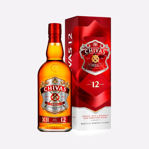 Whisky Chivas Regal 12 Años 700ml Zetta Bebidas