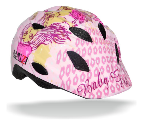 Casco Bicicleta Proteccion Skate Monop Niñas Mazzi Baby Girl