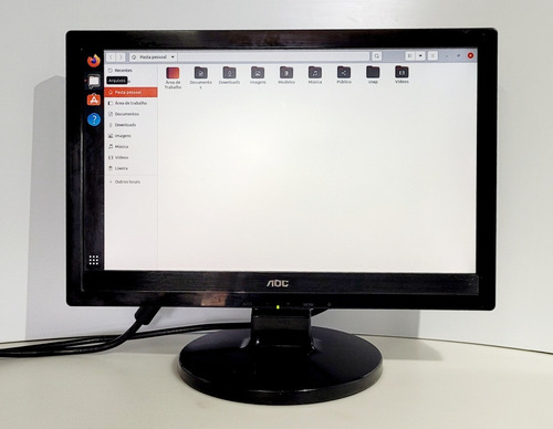 Imagem 3 de 5 de Monitor Lcd 1619sw 15.6 Aoc - Widescreen