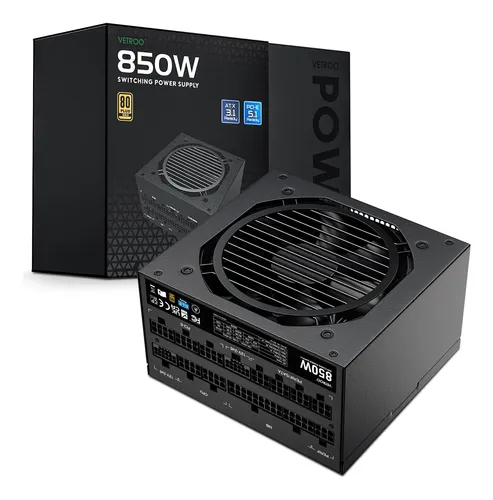 Vetroo 850w Fuente De Alimentación Dual Pcie 5.1 Atx 3.1 ...