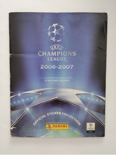  Álbum Champions League 2006 Panini Casi Completo