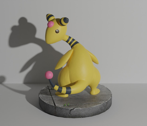 Figura Pokemon Ampharos 15cm Resina