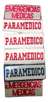 Comprar Parches Bordados Con Velcro Paramedico Emergencias  
