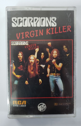 Scorpions Virgin Killer Cassette 1977 U S A Como Nuevo 