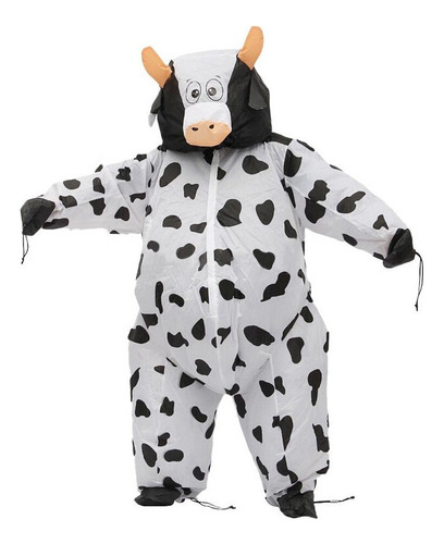 Disfraz Inflable De Vaca For Halloween, For Adultos, Con D