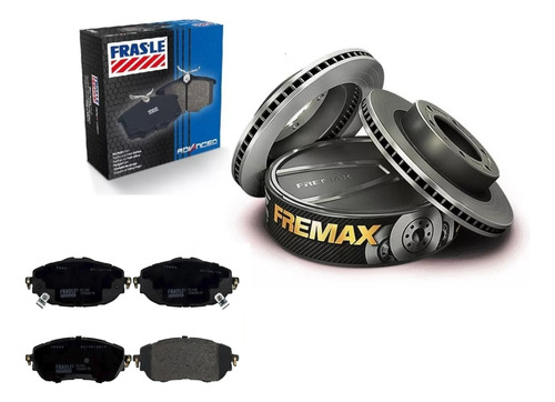 Kit Discos Fremax + Pastillas Frasle Toyota Corolla 15/-