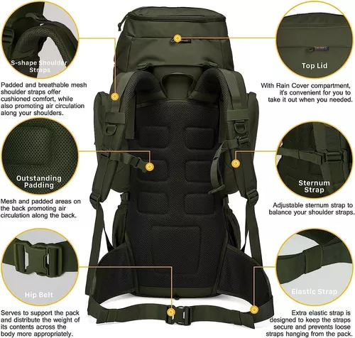 Mardingtop 50l Mochila Militar Mochila Tactica mochilas de