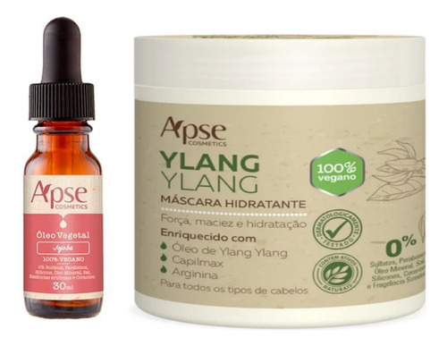 Apse Óleo De Jojoba + Ylang Ylang Máscara 500 Gr