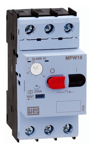 Guardamotor Marca Weg 4,0-6,3a Linea Mpw18 Clase Disparo 10