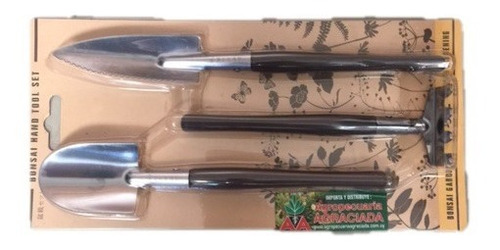 Imagen 3 de 4 de Kit De 3 Palitas Acero Inoxidable Para Macetas Y Jardinería