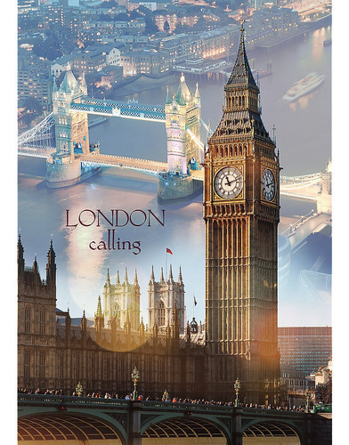Imagen 3 de 6 de Rompecabezas Puzzle 1000 Piezas Trefl Londres - 10395