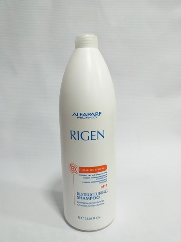 Shampoo Reestructurante Ph.4 Alfaparf Rigen 1ltr 