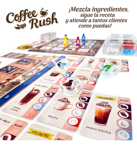 Mar Lúdico - Juego De Mesa En Español - Coffee Rush