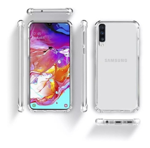 Funda Transparente Antigolpe Para Samsung A70 Palermo