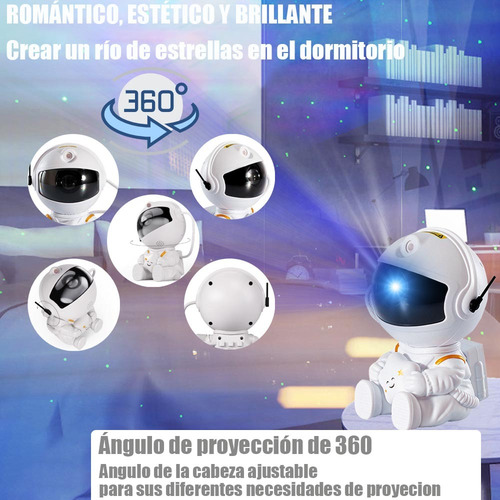 Función De Proyección Del Cinturón De Luz Led Del Astronauta