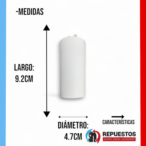 Capacitor Aire Acondicionado Split 50mf 450v Italtec