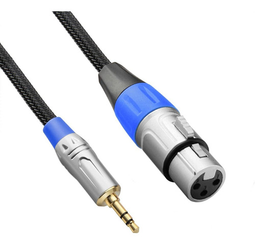 Cable Tisino De Microfono Xlr A Mini Jack 3.5 Mm, 1 Pie