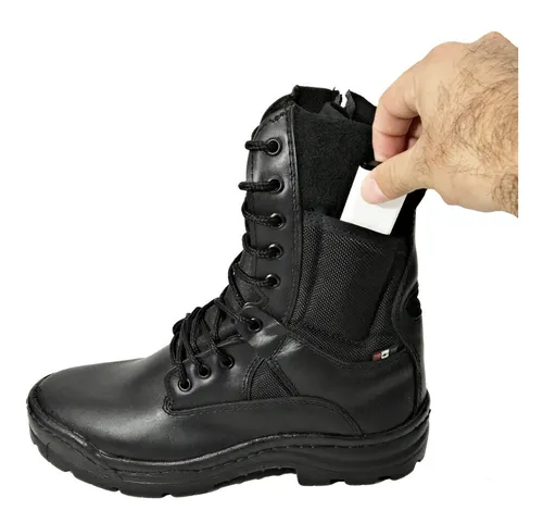 Botas T cticas 911 Con Bolsa Lateral Y Cierre Cuotas sin inter s