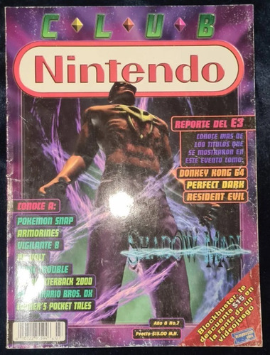 Revista Club Nintendo Shadow Man Año 8 #7 Julio 1999