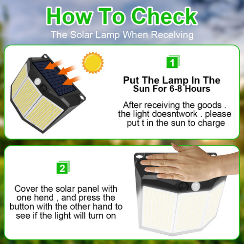 Lámpara Solar Con Sensor De Movimiento Exterior, Luz Solar G