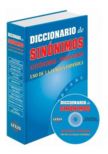 Diccionario Sinónimos Y Antónimos + Cd 