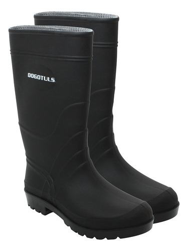 Botas Negras Tipo Jardinera Pvc Talla 5 A 10 Dogotuls P
