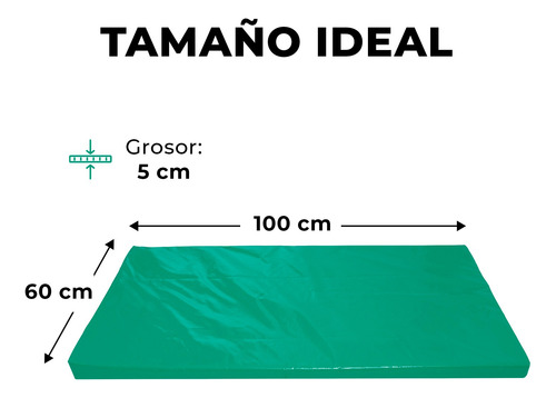 Colchoneta Gimnasio, Estiramientos Y Estimulación 100x60x5