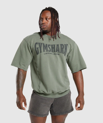 Gymshark Heritage Washedshortsleeve Crew Sudadera