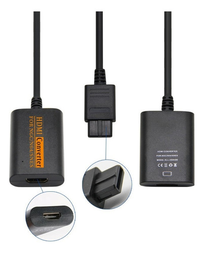 Adaptador Cable Hdmi Compatible Nintendo N64 Snes Sfc Ngc