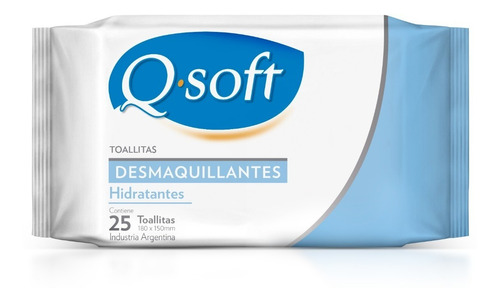 Toallitas Q-soft Desmaquillantes E Hidratantes X 25 Un.