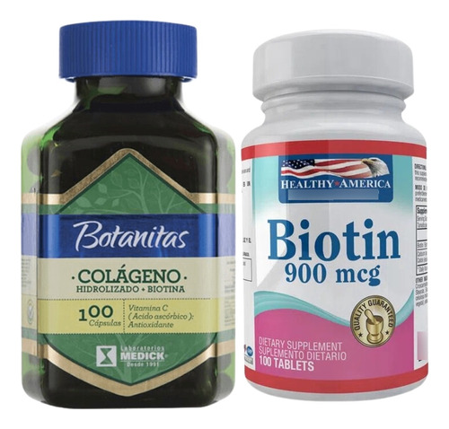 Colageno Hidrolizado Y Biotina - Unidad a $370