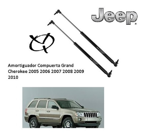 Amortiguador Compuerta Grand Cherokee 2005 2006 2007 