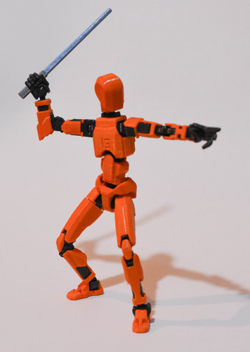 Muñeco Articulado + Armas Maniqui Dummy Figura 15cm Dibujo