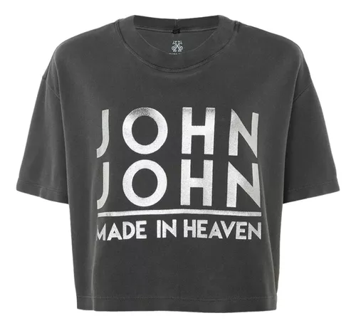 Camiseta John John Made In Heaven Preta - Compre Agora