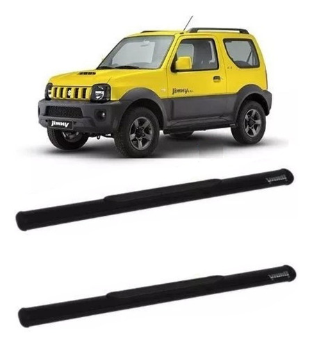 Estribo Tubular Oblongo Preto Suzuki Jimny Ano 2010 Acima