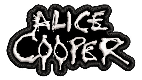 Parche Bordado Alice Cooper Blacklabeldesigns