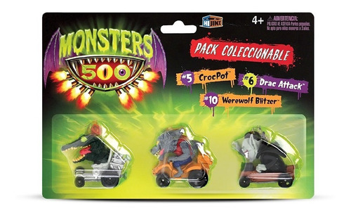 Vehículos Coleccionables Monsters 500
