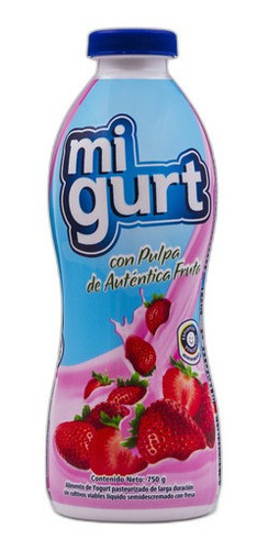Imagen 1 de 1 de Yogurt Fresa Migurt 750gr Polar 0006 Maxi
