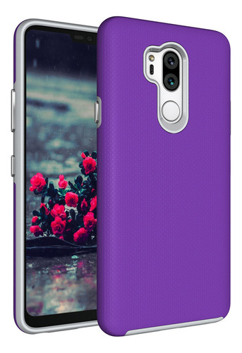 Funda Protectora Antideslizante Armor 2 En 1 Para LG G7 Thin