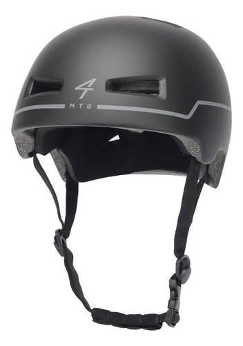 Casco Bicicleta Mtb Ruta Monopatin Four Stroke Clever Avant Color Negro Talle M