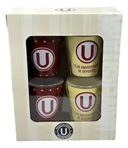 Comprar 4 Vasos Shot Pisqueros 6cm Oficiales Universitario De Deport